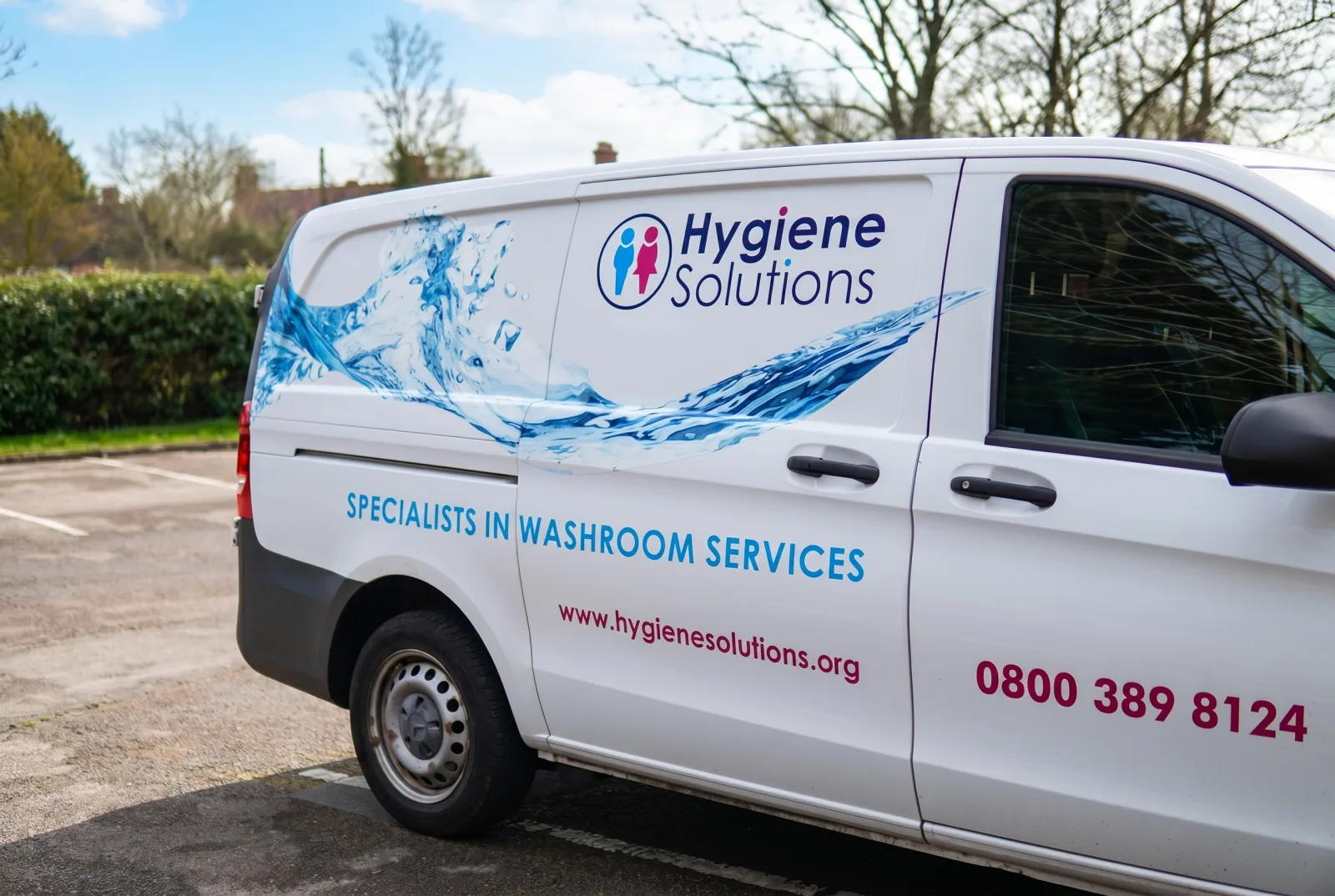 Hygiene Solutions branded service van