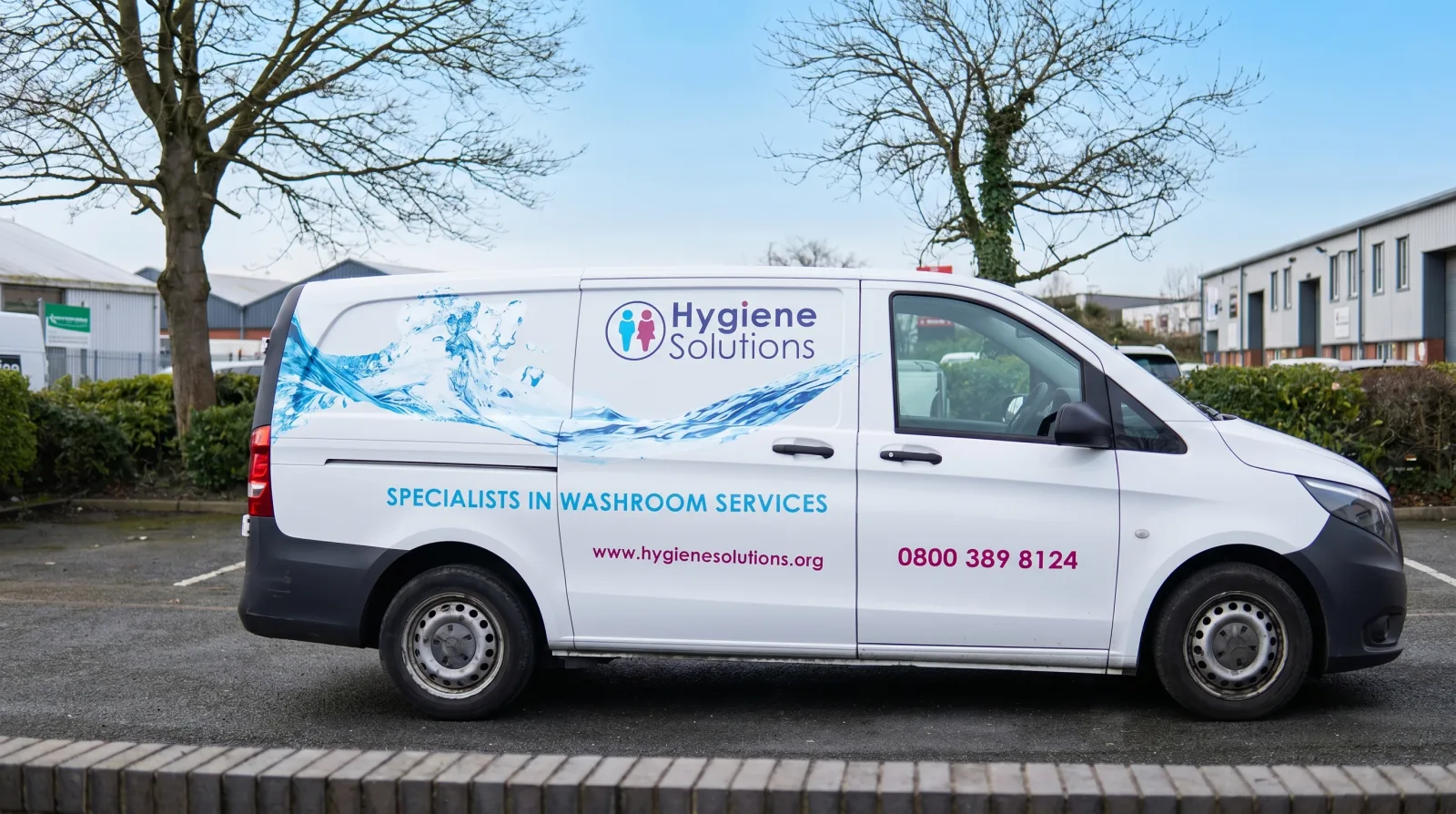 Hygiene Solutions branded service van