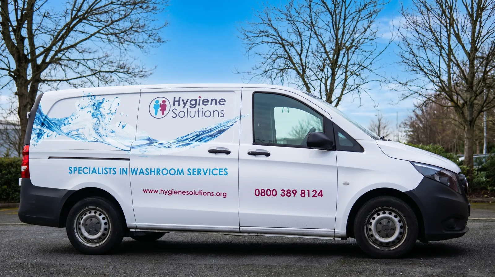 Hygiene Solutions branded service van
